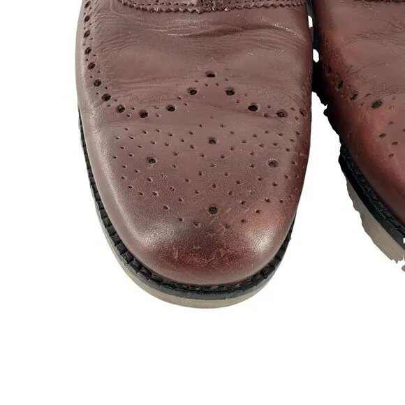 Cole Haan Shoes Mens 11M Brown Leather Original Grand Shortwing Oxford Comfort