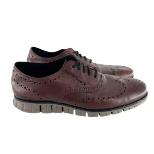 Cole Haan Shoes Mens 11M Brown Leather Original Grand Shortwing Oxford Comfort