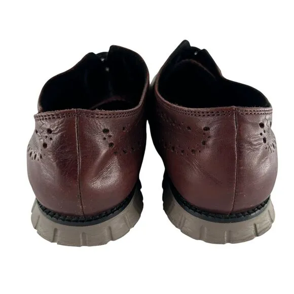 Cole Haan Shoes Mens 11M Brown Leather Original Grand Shortwing Oxford Comfort