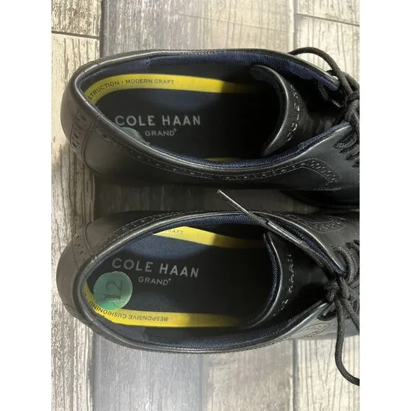 Cole Haan Size 12  Grand Plus Wingtip Oxford Shoes Comfort‎ C37332