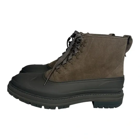 Cole Haan Stratton Shroud Suede Waterproof Boots in Morel Sz: 12