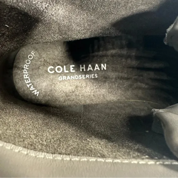 Cole Haan Stratton Shroud Suede Waterproof Boots in Morel Sz: 12