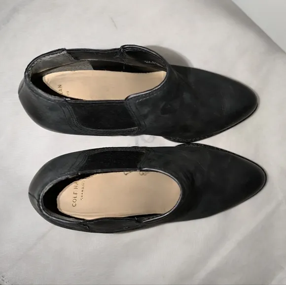 Cole Haan Women’s Balthasar Wedge Boots Black Nubuck
