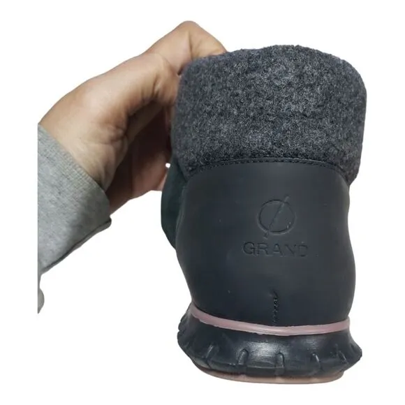 Cole Haan ZeroGrand Hiker Boots Waterproof Gray Pink