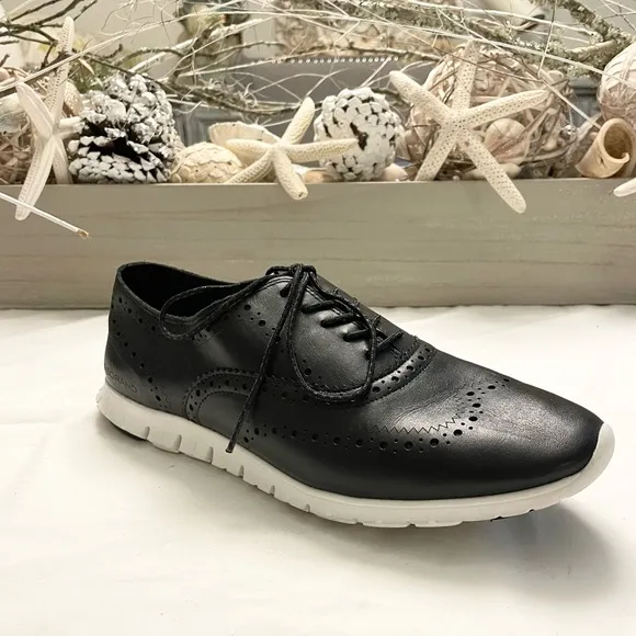 COLE HAAN ZEROGRAND WINGTIP OXFORD SHOES SIZE 10 B