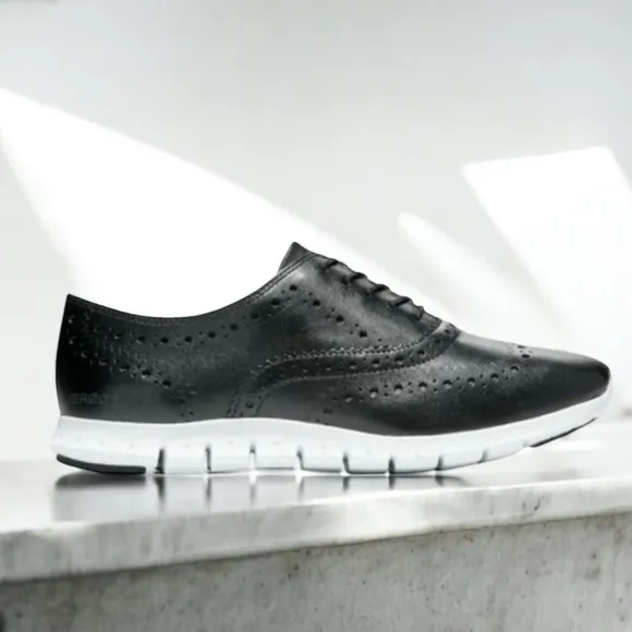 COLE HAAN ZEROGRAND WINGTIP OXFORD SHOES SIZE 10 B