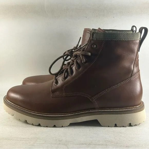 Cole Haan Men's American Classics Leather Waterproof Boots Brown Size 8 M