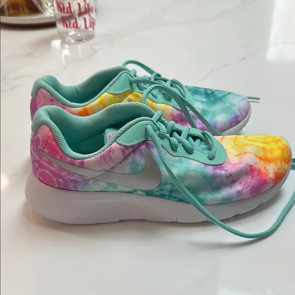 Colorful Tie-Dye Kids Sneakers