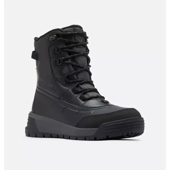 Columbia Bugaboot Celsius BM9458-010 Boots Men's Black Leather Waterproof TF1752