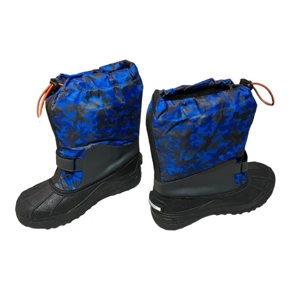 Columbia Kids' Powderbug Forty Print Winter Boots, Unisex Waterproof 400g