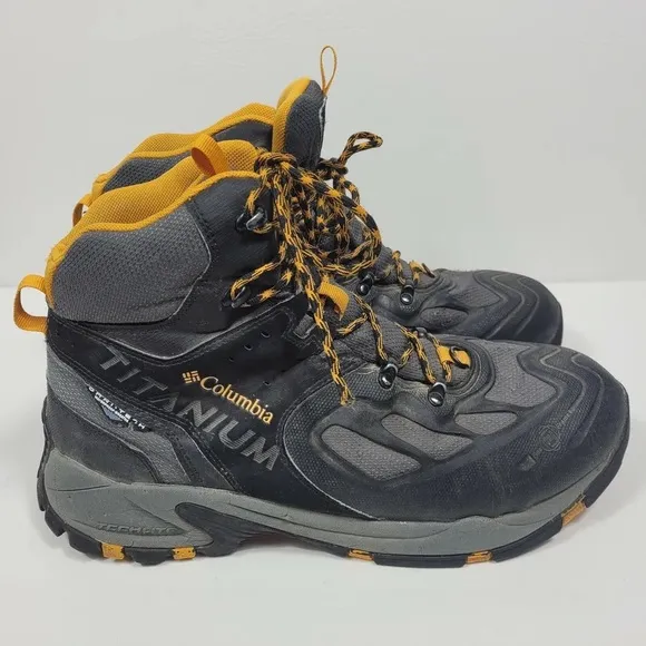Columbia Titanium Omni-Tech Waterproof-Breathable Men Shoes Boots 12 USA
