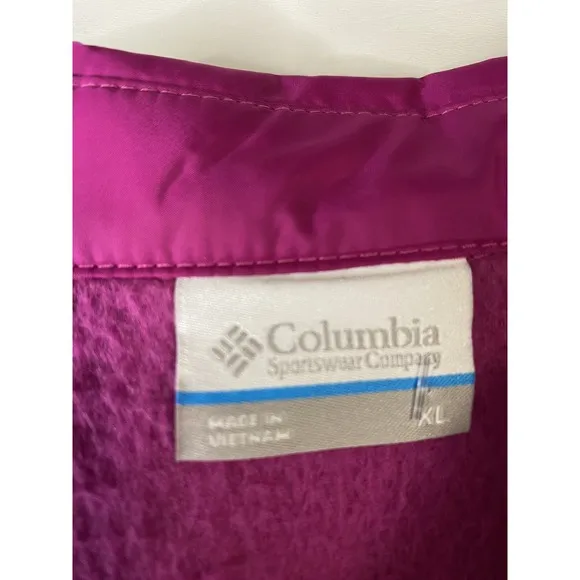 Columbia Women's West Bend Shirt Jacket Fuchsia Size XL