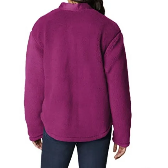 Columbia Women's West Bend Shirt Jacket Fuchsia Size XL