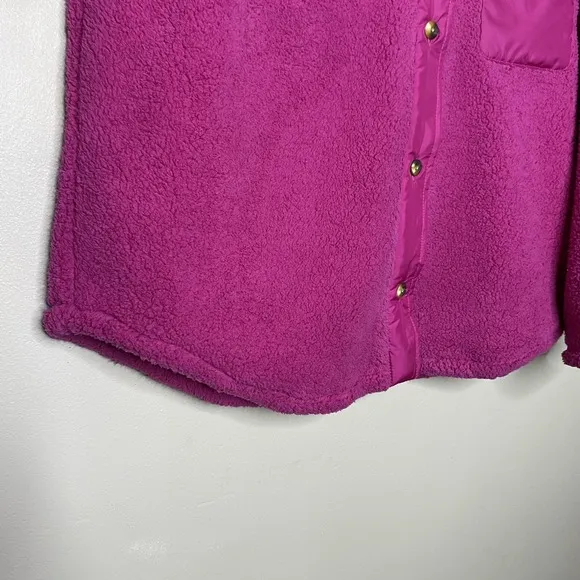 Columbia Women's West Bend Shirt Jacket Fuchsia Size XL