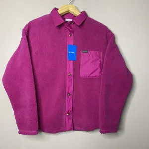 Columbia Women's West Bend Shirt Jacket Fuchsia Size XL