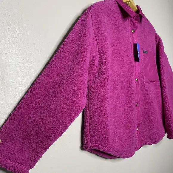 Columbia Women's West Bend Shirt Jacket Fuchsia Size XL