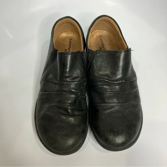 Comfortiva Florian shoes black leather comfort shoes size 8