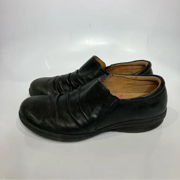 Comfortiva Florian shoes black leather comfort shoes size 8