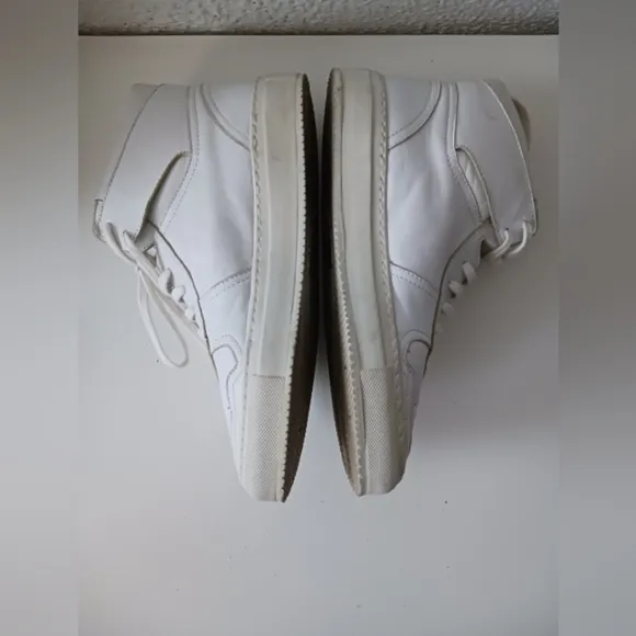 Common Project Bball white leather high sneakers size 38