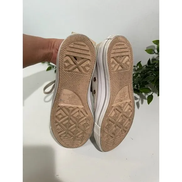 Converse All Star High-Top Snakeskin Sneakers Size 6