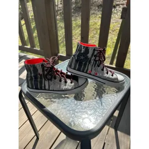Converse All Star High Top Sneakers Graphic Print Junior Kids Shoes Size 4