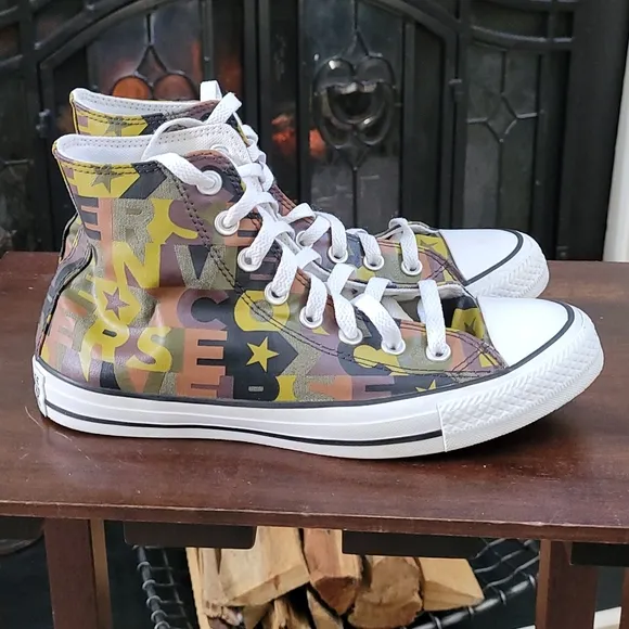 Converse All Star Unisex High Top Camouflage Sneakers