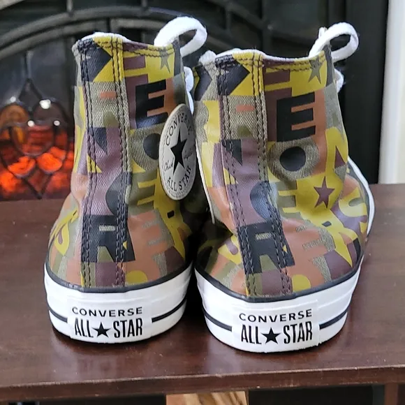 Converse All Star Unisex High Top Camouflage Sneakers