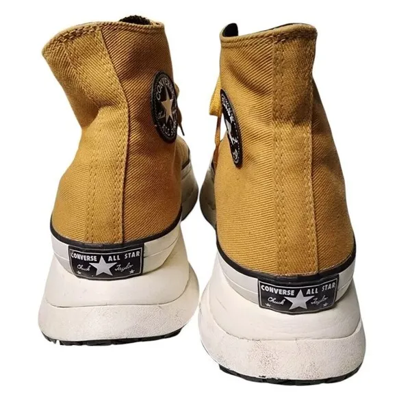 Converse AT-CX Hi Mens Size 13 All Star 8 Eye Gold Copper Work Insoles