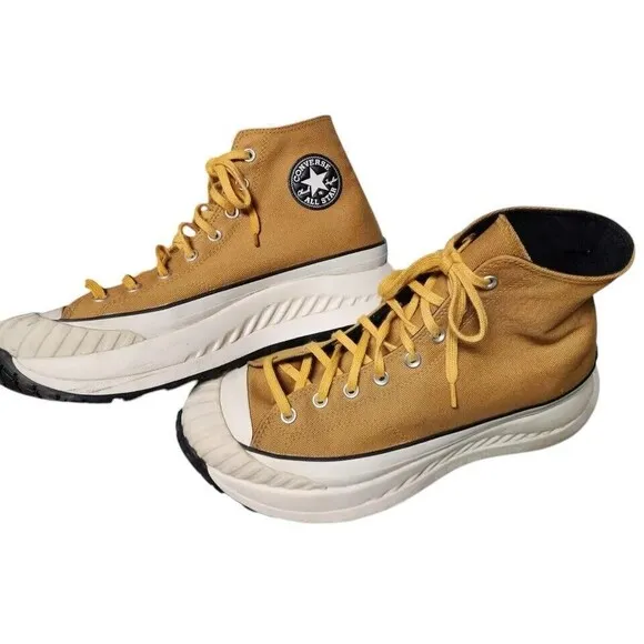 Converse AT-CX Hi Mens Size 13 All Star 8 Eye Gold Copper Work Insoles