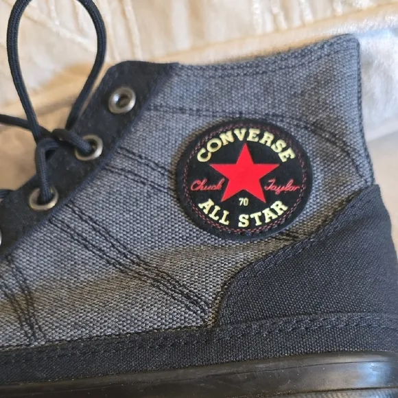 Converse Black High-Top Sneakers with Sturdy Design NWOT