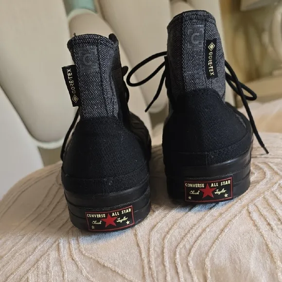 Converse Black High-Top Sneakers with Sturdy Design NWOT