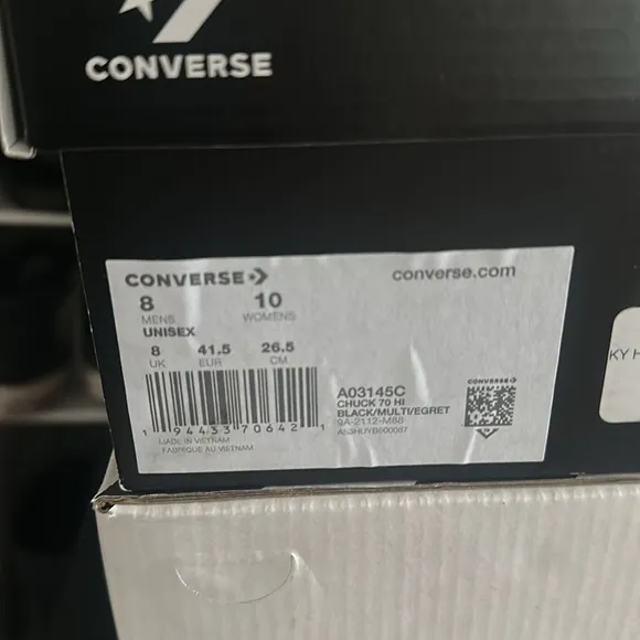 Converse Chuck Taylor All Star 70 Hi Sneakers NIB 8