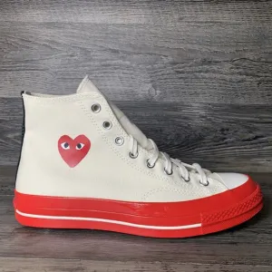 Converse Chuck Taylor All Star 70 High Comme Des Garcons Sz 12 Men's Red