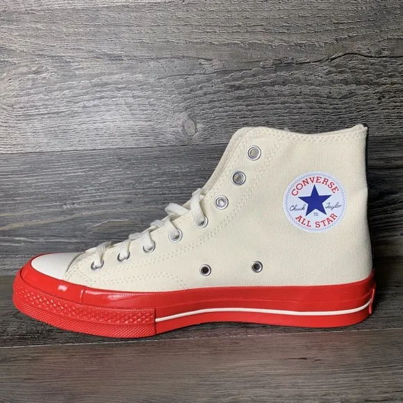 Converse Chuck Taylor All Star 70 High Comme Des Garcons Sz 12 Men's Red