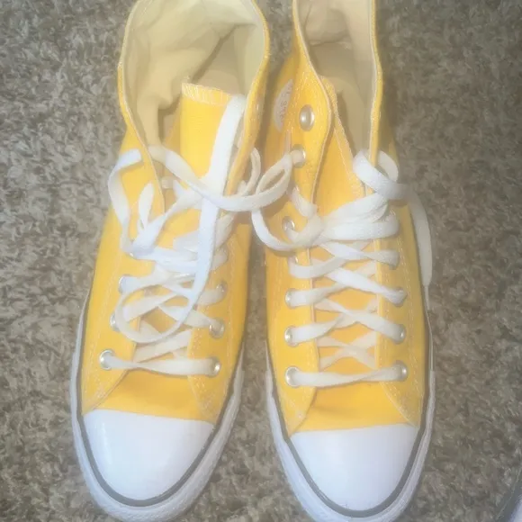 Converse Chuck Taylor All Star Hi Sneaker - Lemon Chrome Yellow high tops