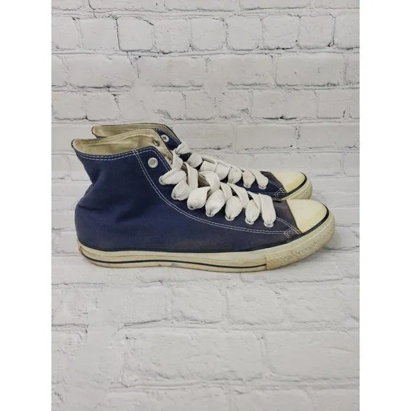 Converse Chuck Taylor All Star High Top Sneakers Men's Sz 12. Women's Sz 14 Blue