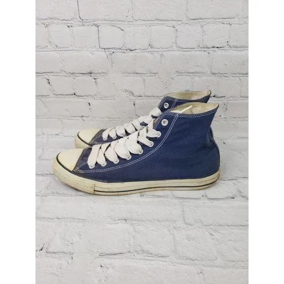 Converse Chuck Taylor All Star High Top Sneakers Men's Sz 12. Women's Sz 14 Blue