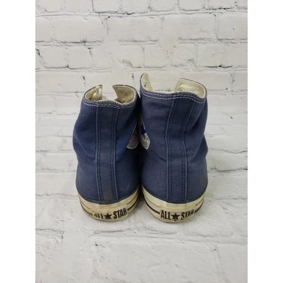 Converse Chuck Taylor All Star High Top Sneakers Men's Sz 12. Women's Sz 14 Blue