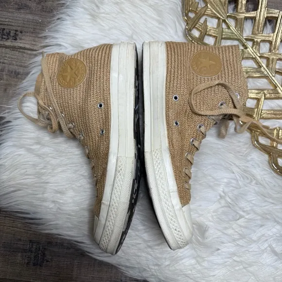 Converse Chuck Taylor Golf Le Fleur Tan High-Top Sneakers