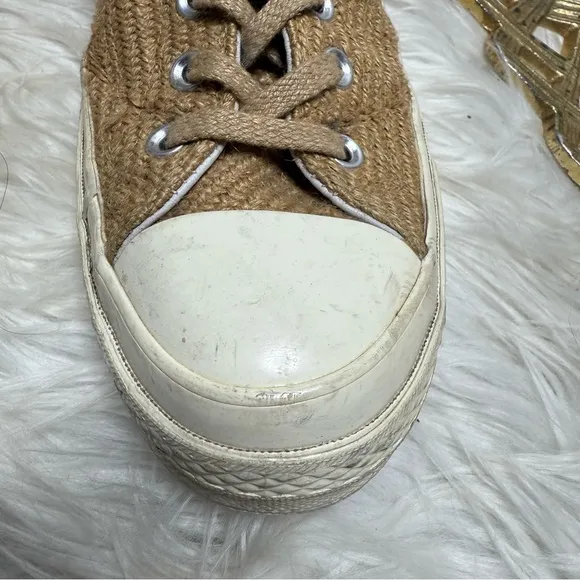 Converse Chuck Taylor Golf Le Fleur Tan High-Top Sneakers