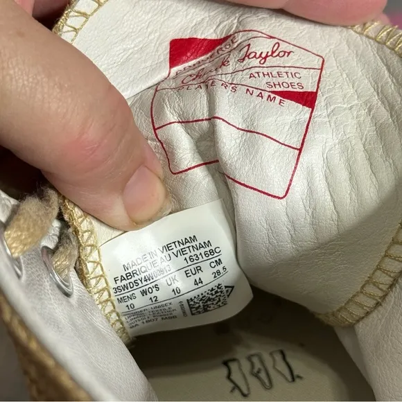 Converse Chuck Taylor Golf Le Fleur Tan High-Top Sneakers