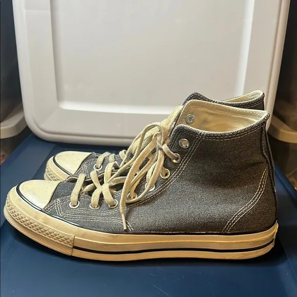 Converse Chuck Taylor Grayish Blue High-Top Sneakers size 9 1/2