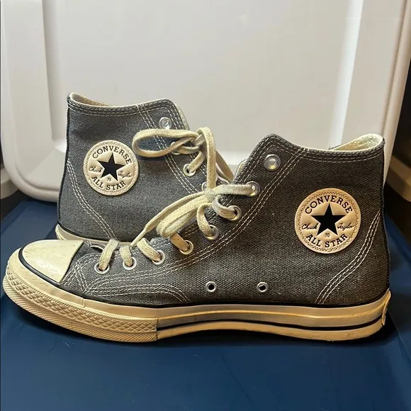 Converse Chuck Taylor Grayish Blue High-Top Sneakers size 9 1/2