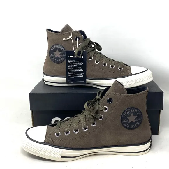 Converse Chuck Taylor High Women Shoe Engine Smoke Suede Casual Sneakers A05372C