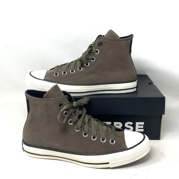 Converse Chuck Taylor High Women Shoe Engine Smoke Suede Casual Sneakers A05372C
