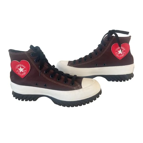 Converse Chuck Taylor Lugged 2.0 Sneaker Platform Brown Canvas 8 Men/Women 10