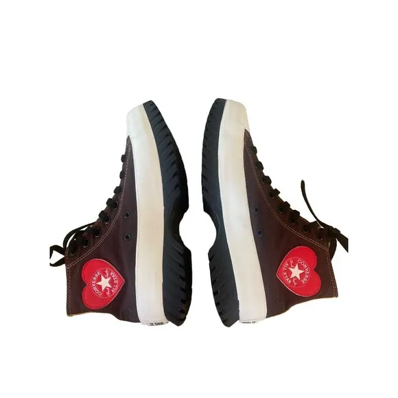 Converse Chuck Taylor Lugged 2.0 Sneaker Platform Brown Canvas 8 Men/Women 10