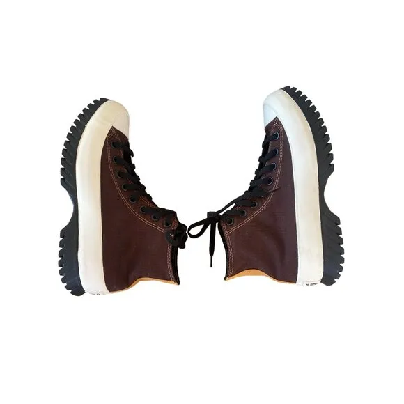 Converse Chuck Taylor Lugged 2.0 Sneaker Platform Brown Canvas 8 Men/Women 10