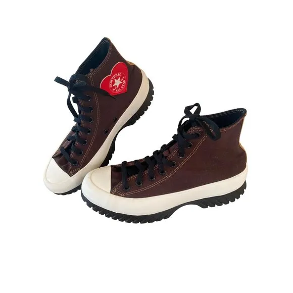 Converse Chuck Taylor Lugged 2.0 Sneaker Platform Brown Canvas 8 Men/Women 10
