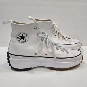 Converse Chuck Taylor Shoe Run Star Hike Platform White Hi Top W12.5 M 10 Chunky